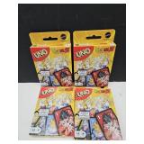 4 Boxes Of Dragon Ball Z Uno Cards