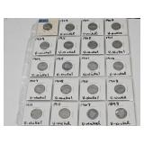 20 V Nickels See Dates