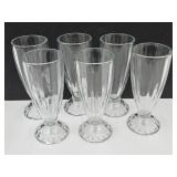 Set Of 6 Soda Fountain Libbey Glasses