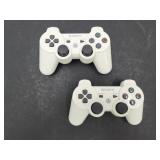 2 Sony Play Station 3 Dual Shock Wireless Controls