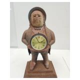 VTG 17" Cast Iron Bradley & Hubbard Clock