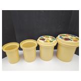 MCM Mushroom Rubbermaid Canisters