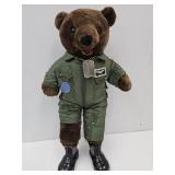 U.S.A.F. Plush Military Bear 21" high