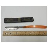 VTG GENCO Gold Seal Straight Razor-Celluloid
