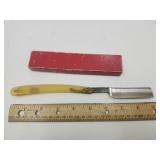 VTG GENCO Next Straight  Razor- Celluloid Handle