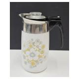 Vintage 10 Cup Complete Corning Ware Coffee Pot