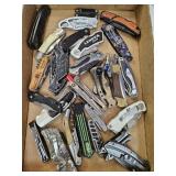 Large Lot Of Pocket Knives