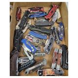 Large Lot Of Pocket Knives