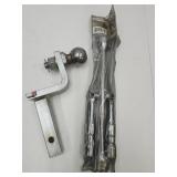 1 1/4" Draw Bar,  2" Ball & Folding Lug Wrench