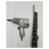 Black n Decker 1/2" Impact Wrench w Impact Sockets