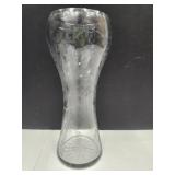 VTG Corset Cut Glass Vase12"H