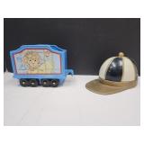 Baseball Hat Trinket Dish & Enesco Ceramic Train