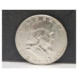 1955 Silver Franklin Half Dollar Coin