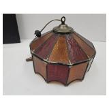 12" w Stained Glass Light Fixture 1 pc broke