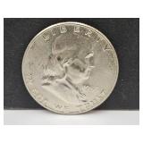 1955 Silver Franklin Half Dollar Coin