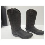 Old West Size 13 D Leather Cowboy Boots