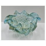 Murano Hand Blown Art Glass 6.5" W