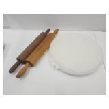 Tupperware & 2 Rolling Pins