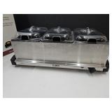 Elite Gourmet Stainless Steel Buffet Server