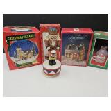 Christmas Village, Musical, Americana & Lamp