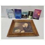 VTG GRACE Picture by Enstrom, & 5 Faith Novels