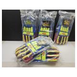 5 Pair Ringers Gloves R259BG Teflock WaterProof L