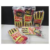 5 Pair RingersGloves R25908 Synthetic Leather S