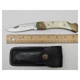 Bear Hunter Knife W Buck Sheath