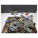 Large Lot Little Green Army Men Accessories