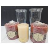Scented Candles & Nice Candle Holders