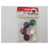 "MARBLE KING" Marbles 6 Shooters from 1970