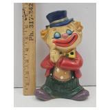 Vintage Hobo Clown Bank 1960