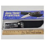 New Seal Team Fighter Knife W Sheath
