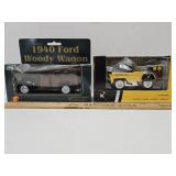 Die Cast K-Line Kruisers & 1940 Ford Woody Wagon