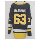 Hockey Jersey BOSTON  MARCHAND SZ M# 63