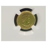 Graded Gold Coin MS 68 Canada $5 2009
