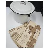 VTG Noblesville Ice Cream Boxes & Enamel Pan