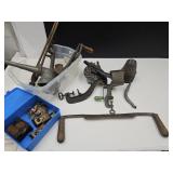 Cast Iron Cherry Pitter, Grinders & Tools