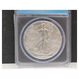Graded MS 69 Silver Eagle Dollar Coin 2022