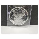 1 Troy Ounce Sunsine Minting Round