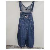 Blue Jean Mickey Bib Shorts Sz Medium
