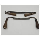 2 Antique Draw  Knives D.R. Barton 1832 & Palmer