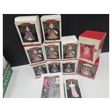 Hallmark Ornaments; Barbies