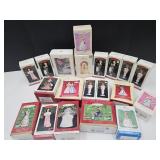 Hallmark Ornamnets; Barbies
