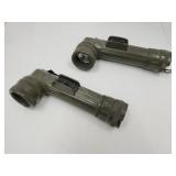 2 US Military Flashlights