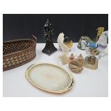 VTG Hand Planter, Bird Candle Holder,Sand Castle+