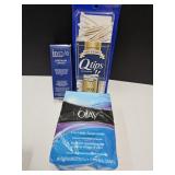 Instyle Perfume, Bottle Of Olay Soap & Q Tips