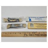 US Constitution Diamond & Commemoritive Knife