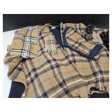 Lot Of LAdies Gloves & Wrap W Matching Scarf +