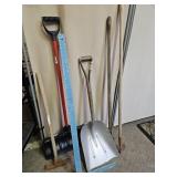 Scoop / Snow Shovel, T Square, Pick Axe & Hoes